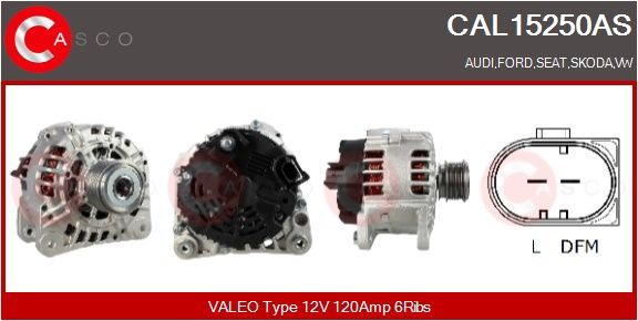 E-shop Alternátor CASCO CAL15250AS