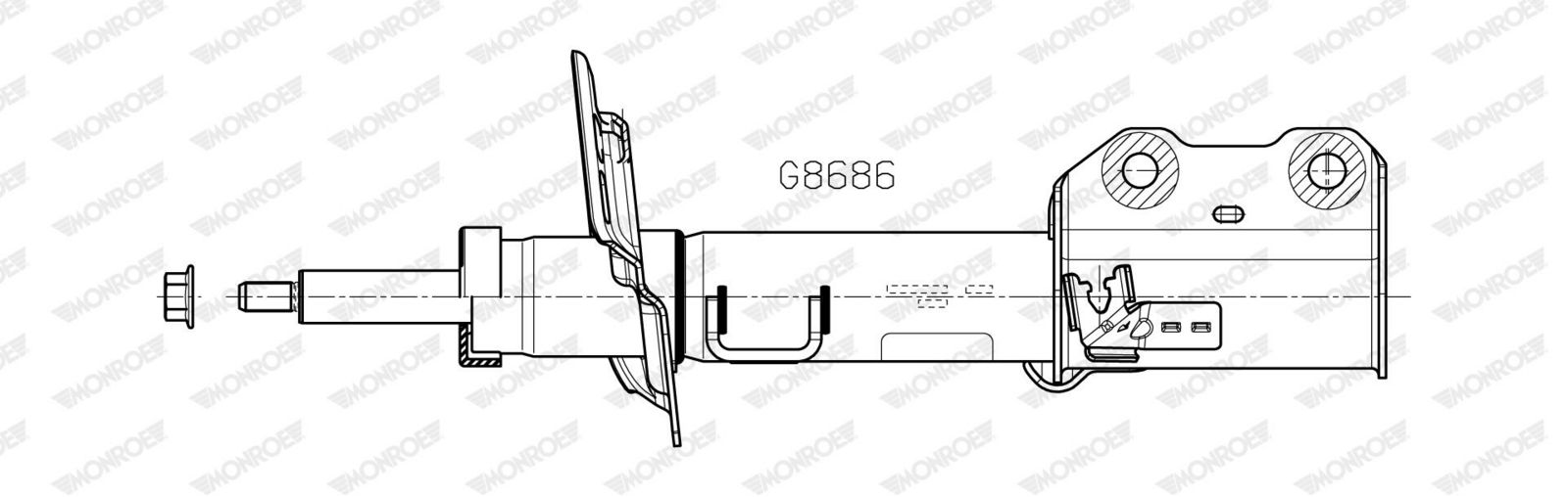 amortizor MONROE G8686