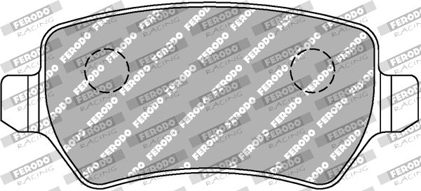 Zestaw klocków hamulcowych, hamulce tarczowe FERODO RACING FCP1521H