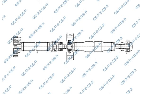 Wał napędowy, napęd osi GSP PS901904