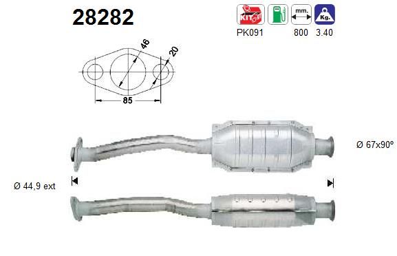 Katalizator AS 28282