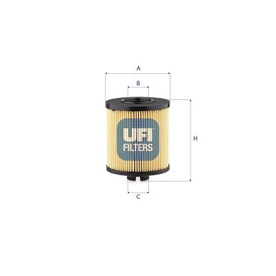 Olejový filter UFI 25.283.00