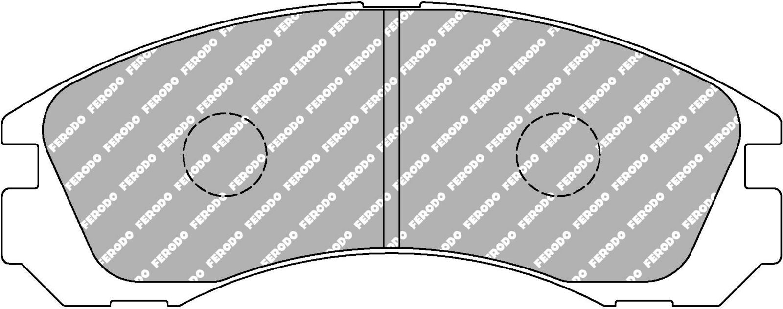 set placute frana,frana disc FERODO FCP765R