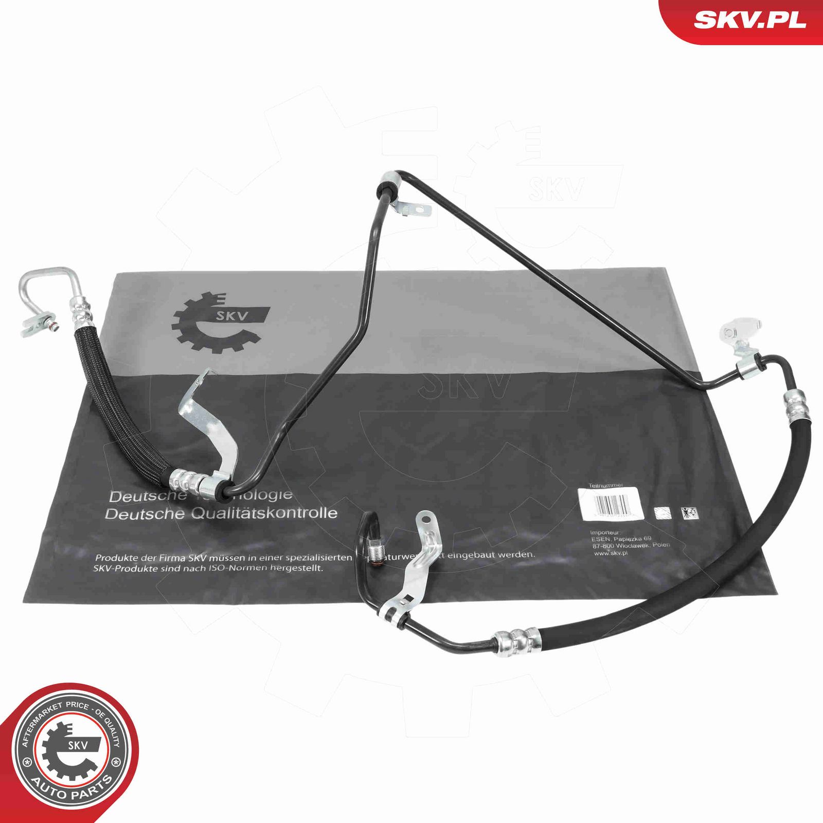 Гидравлический шланг, рулевое управление