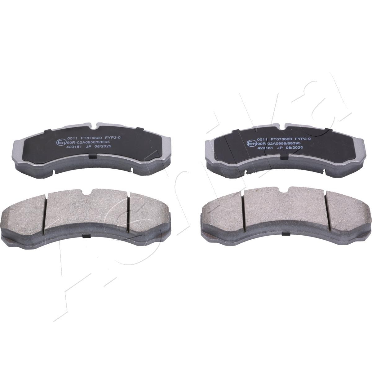 set placute frana,frana disc ASHIKA 50-00-0011