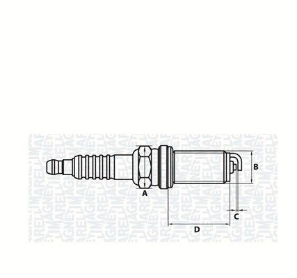 Zapalovací svíčka MAGNETI MARELLI 062000777304