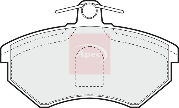 Apec - Front Brake Pad Set