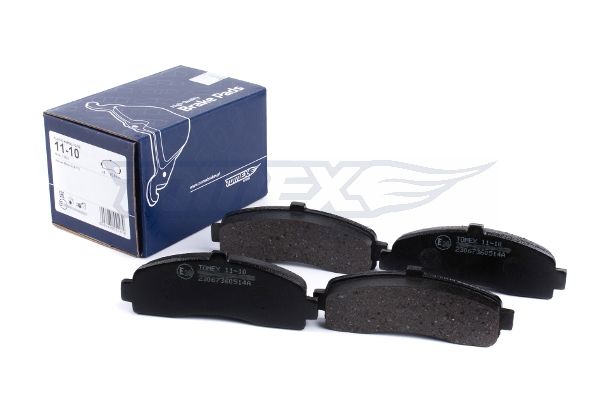 Levně Sada brzdových destiček, kotoučová brzda TOMEX Brakes 11-10