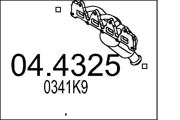 Katalizator MTS 04.4325