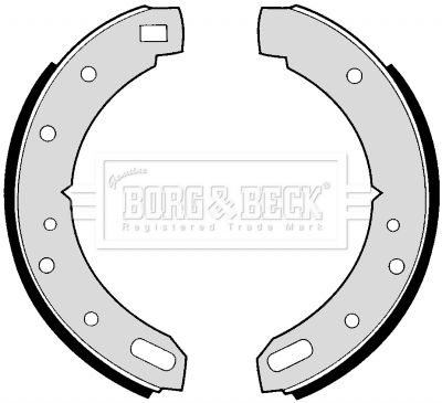 Zestaw szczęk hamulcowych BORG & BECK BBS6184