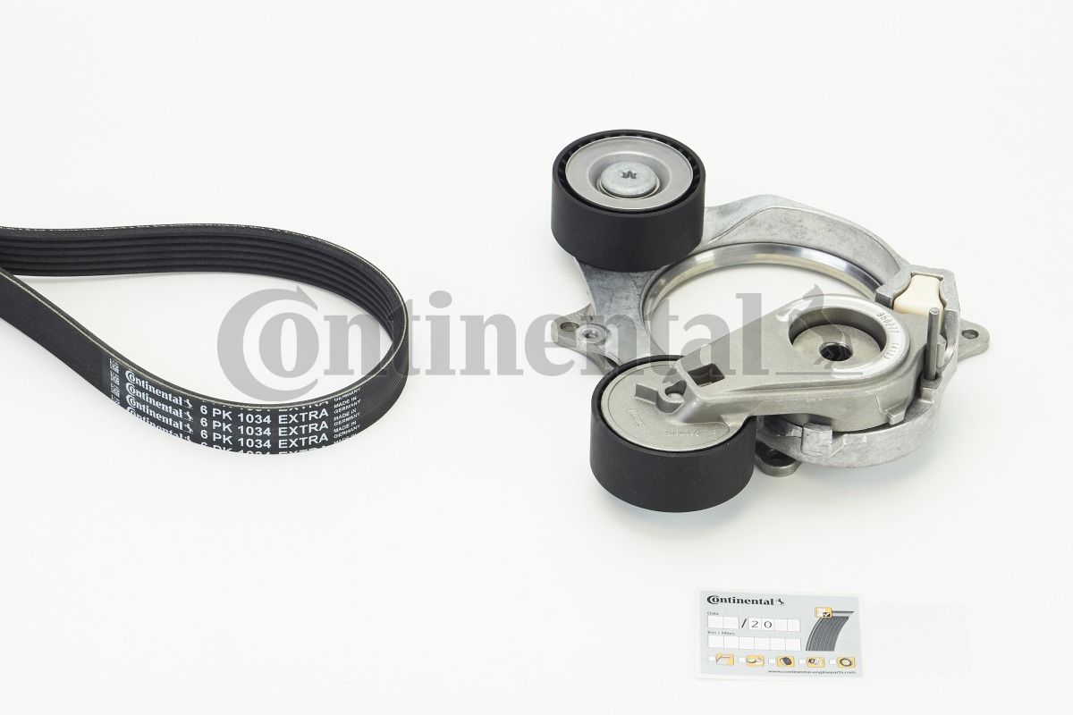 Zestaw paska klinowego wielorowkowego CONTINENTAL CTAM 6PK1034 EXTRA K1