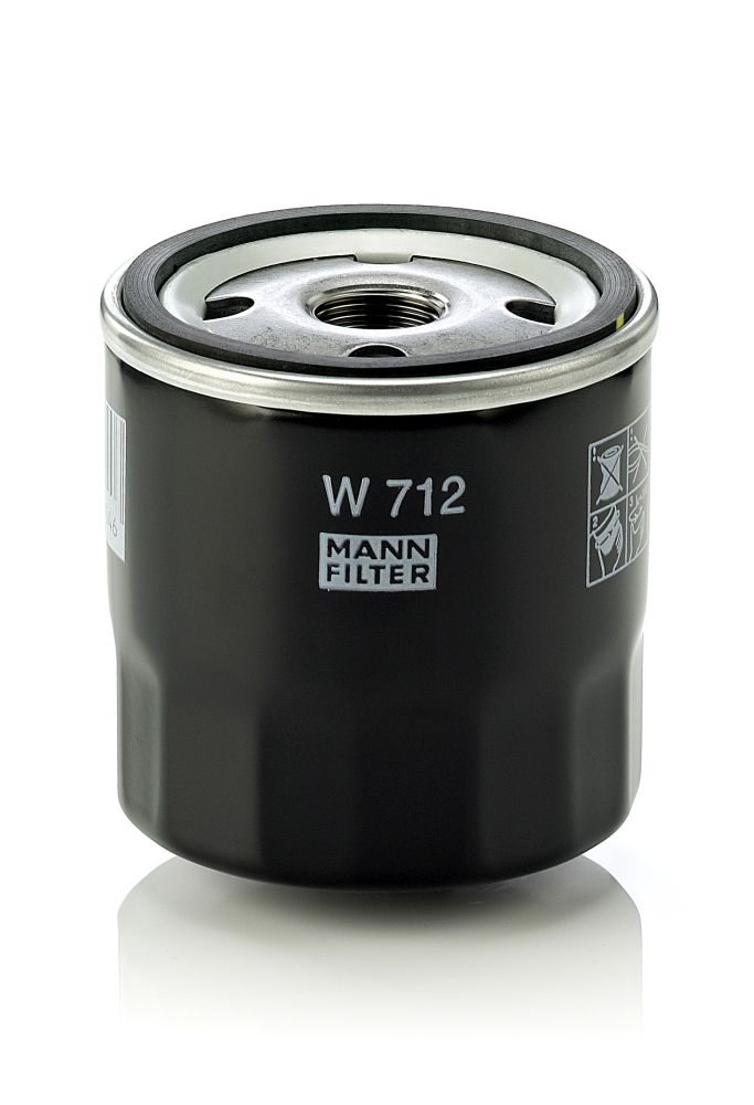 Olejový filtr MANN-FILTER W 712
