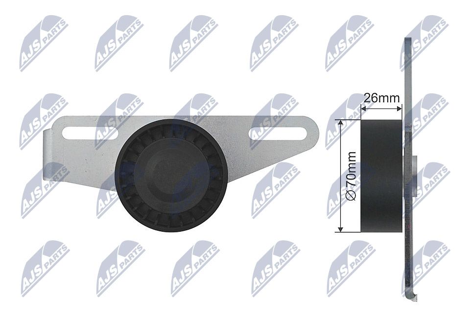 Rolka napinacza, pasek klinowy wielorowkowy NTY RNK-RE-021