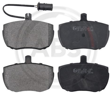 Zestaw klocków hamulcowych, hamulce tarczowe A.B.S. 36841