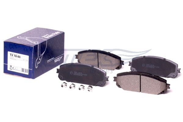 Levně Sada brzdových destiček, kotoučová brzda TOMEX Brakes 18-80