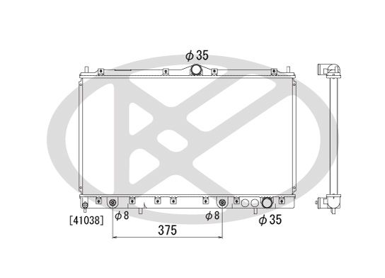 Radiator, racire motor KOYORAD PL030585