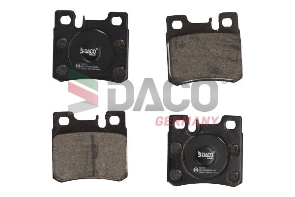 Zestaw klocków hamulcowych, hamulce tarczowe DACO GERMANY 323315