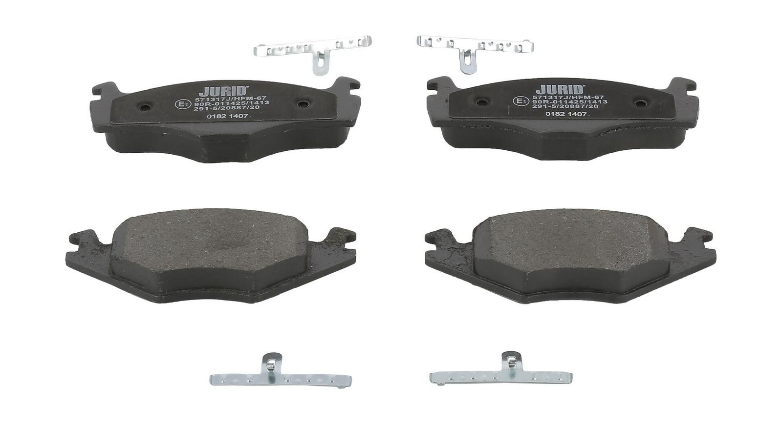 Комплект тормозных колодок, дисковый тормоз