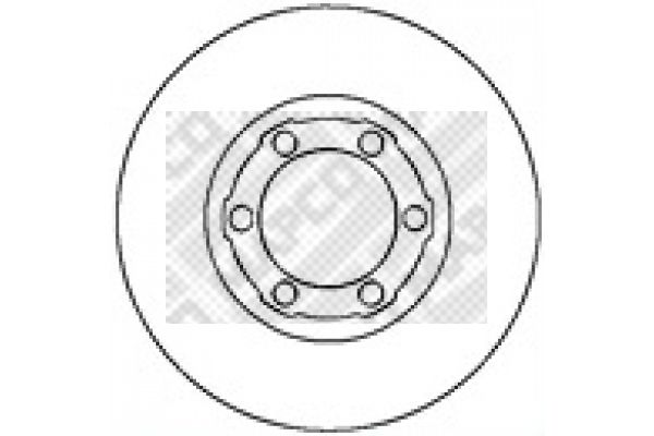 Tarcza hamulcowa MAPCO 15250