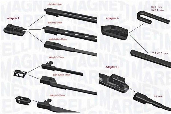 lamela stergator MAGNETI MARELLI 000723061834