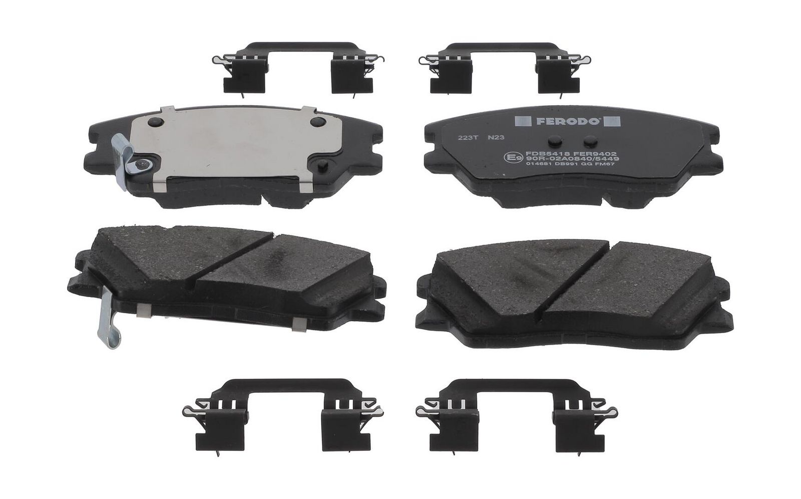 set placute frana,frana disc FERODO FDB5418