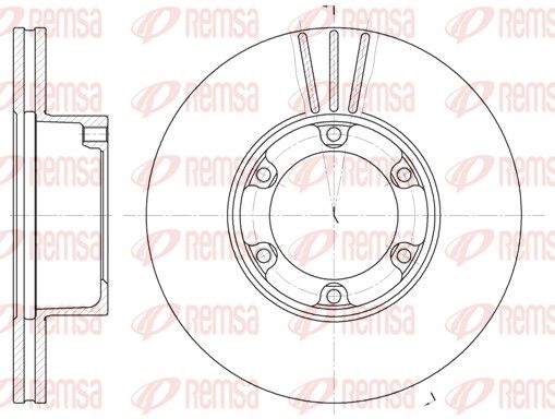 Tarcza hamulcowa REMSA 6277.10