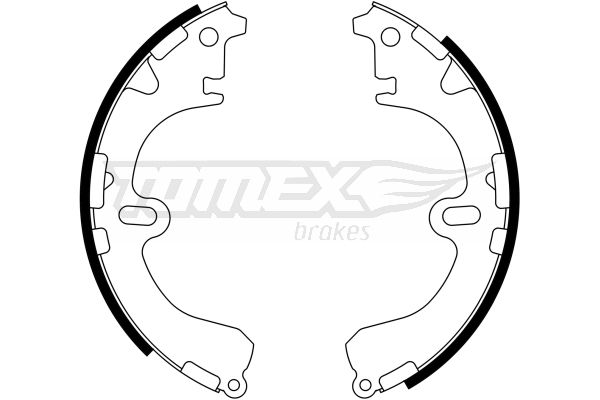 Levně Sada brzdových čelistí TOMEX Brakes 23-34