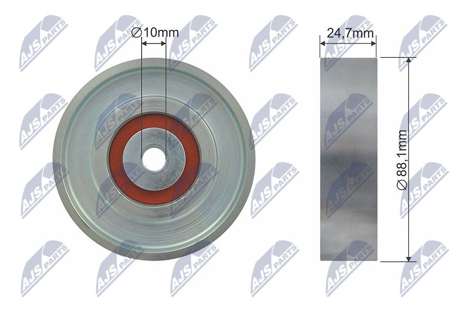 Паразитный / ведущий ролик, поликлиновой ремень