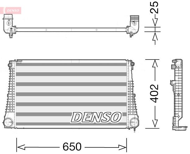 Intercooler, compresor DENSO DIT06003