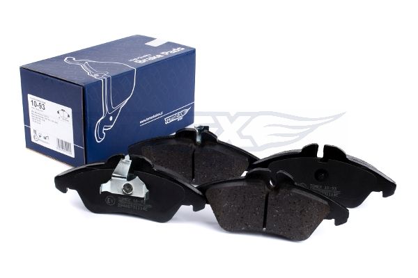 Levně Sada brzdových destiček, kotoučová brzda TOMEX Brakes 10-93