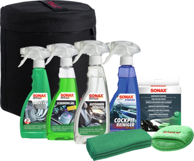 Prod. curățat spațiul interior, nebulizator cu ultrasunete SONAX Innenraum-PflegeSet 07696000