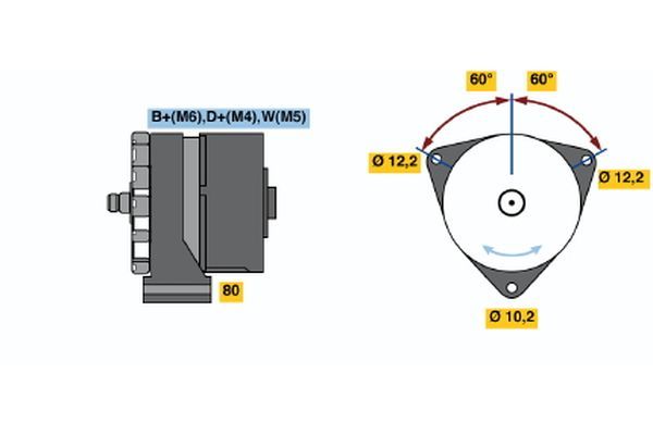Alternator BOSCH 0 986 031 310