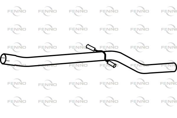 Rura wydechowa FENNO P1836