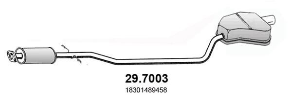 Tłumik końcowy ASSO 29.7003