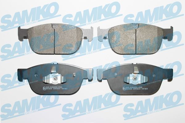 Levně Sada brzdových destiček, kotoučová brzda SAMKO 5SP2004