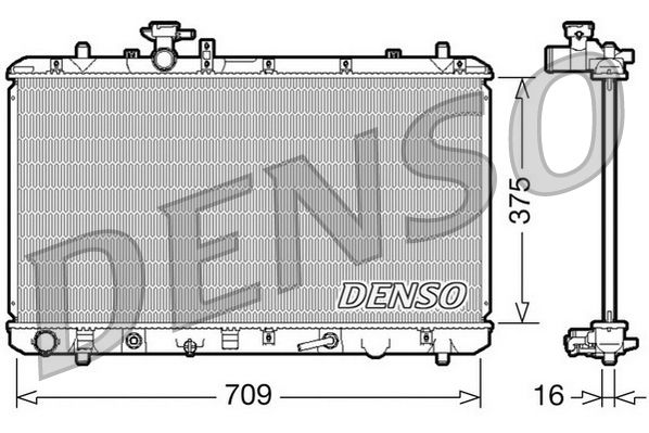 Chladič motora DENSO DRM47024