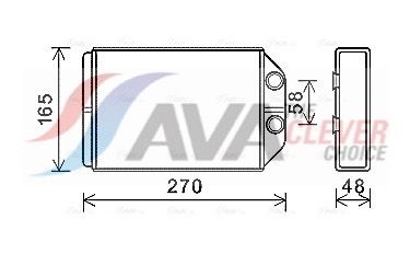 Теплообменник, отопление салона