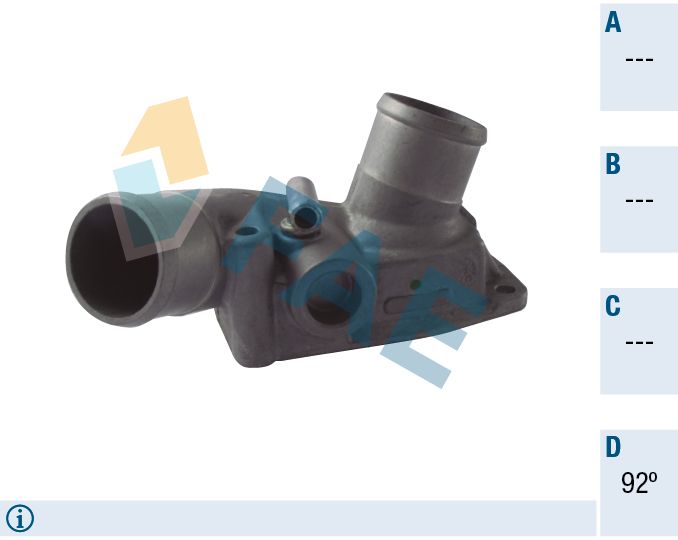termostat,lichid racire FAE 5323592