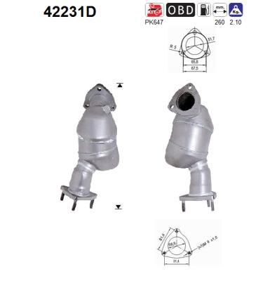 Katalizator AS 4D0131090MX