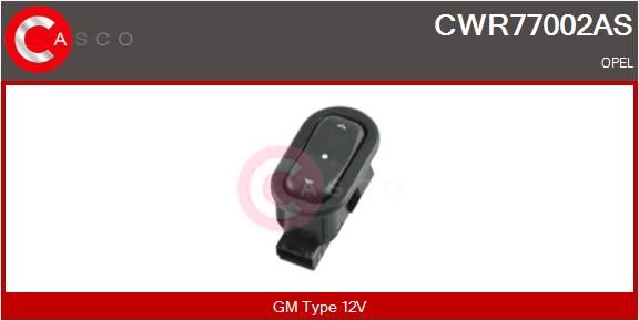Spínač, zvedací zařízení oken CASCO CWR77002AS