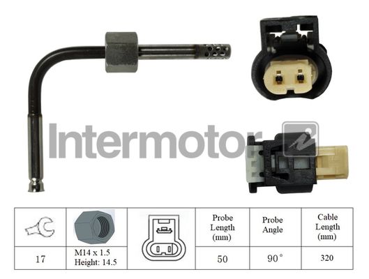 czujnik, temperatura spalin INTERMOTOR 27099