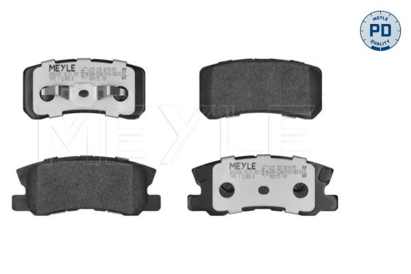 Sada brzdových platničiek kotúčovej brzdy MEYLE 025 235 8216/PD