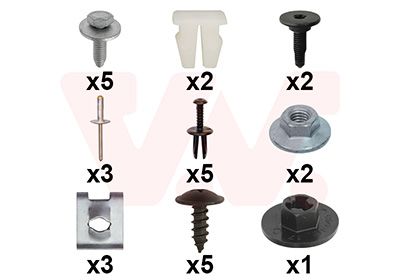 Set montaj, aripa laterala VAN WEZEL 1607796