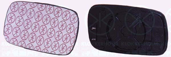 Szkło lusterka, lusterko zewnętrzne KLOKKERHOLM 95371066