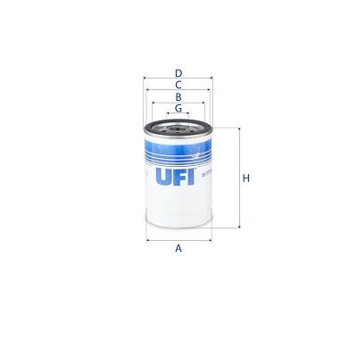 Filtru ulei UFI 23.117.00