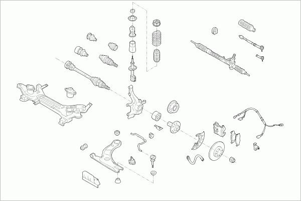 Układ kierowniczy BOGE SEAT-IBIZA-FB007