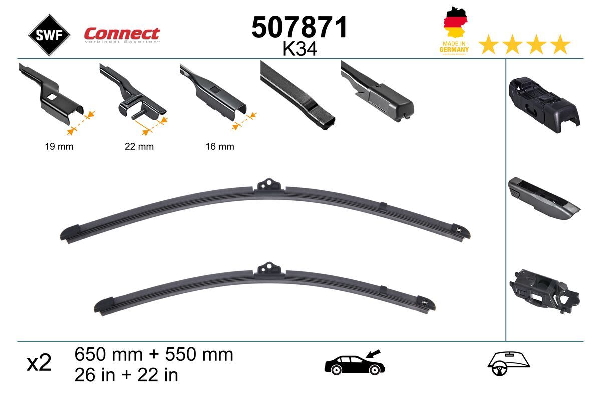 Pióro wycieraczki SWF 507871