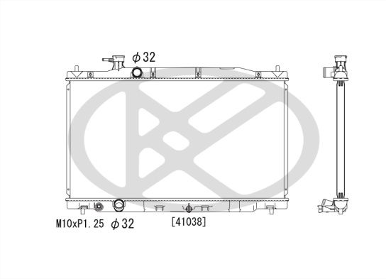 Radiator, racire motor KOYORAD PL082894