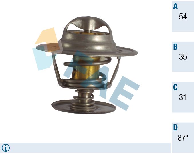 termostat,lichid racire FAE 5307087