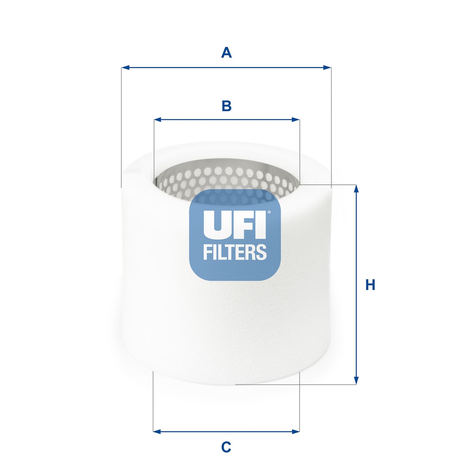 Filtr powietrza UFI 27.061.00